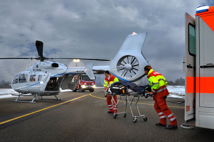 EAMS Nigeria air ambulance helicopter