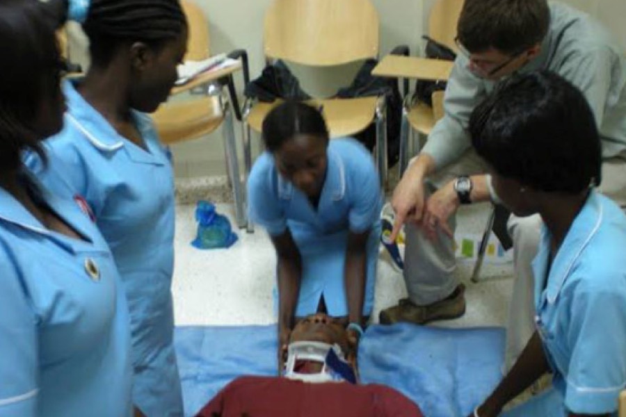 EAMS Nigeria pre-hospital care training